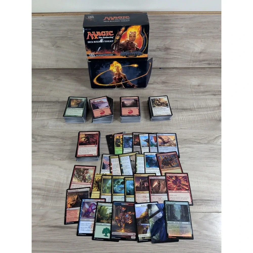Magic The Gathering Trading Cards Bundle Deck Builder 2014 ( + 500 cards ) MIX